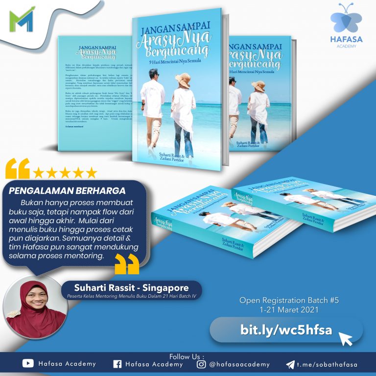 Flyer Testimoni Kak Su Singapore